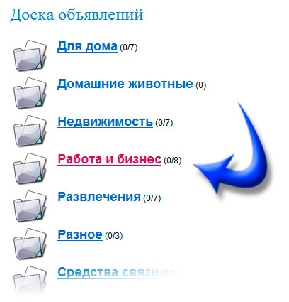 Доска объявлений